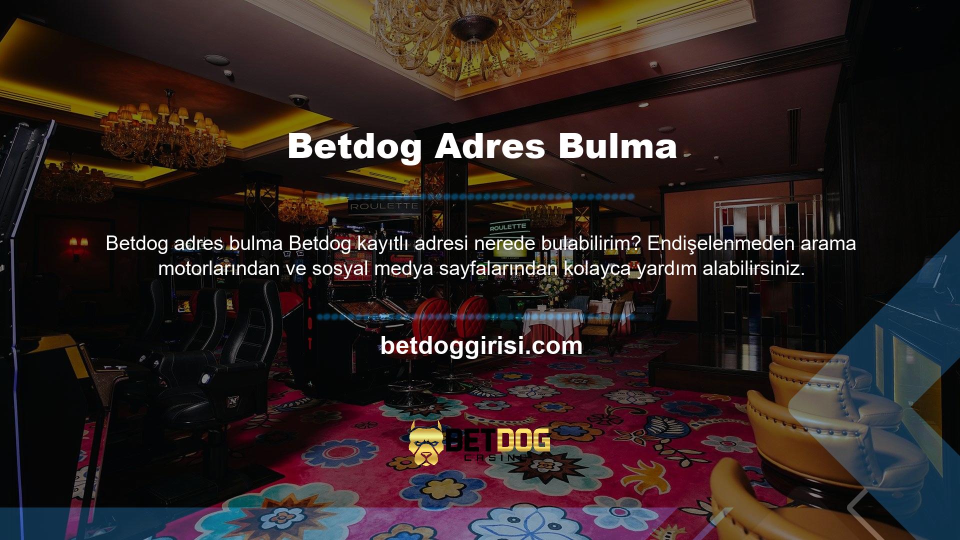 Betdog Casino Betdog bahis seçeneklerinin ayrıntılarını ve adres altındaki adres değişikliğinin nedenini açıkladı